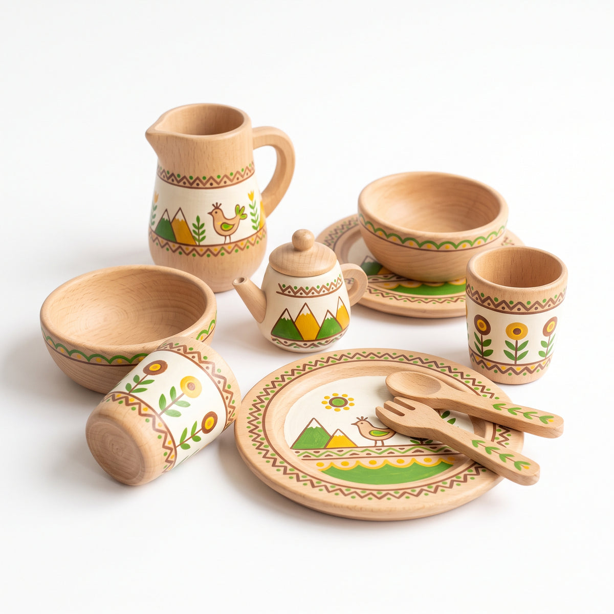 Kosiv Ceramic Toy Set